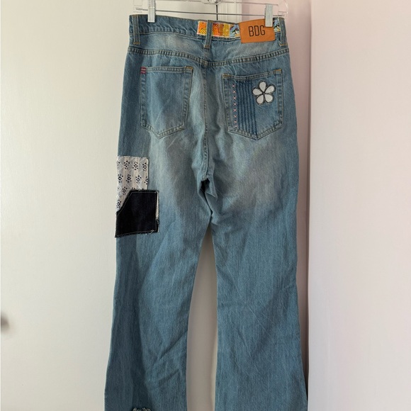 BDG Patchwork Blue Jeans - Picture 2 of 8
